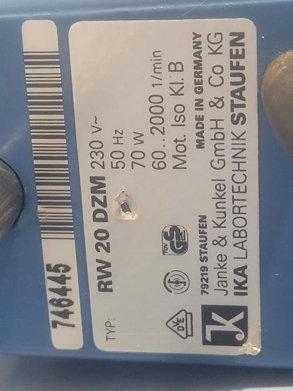 Agitateur mécanique à tige IKA RW20 DZM_6