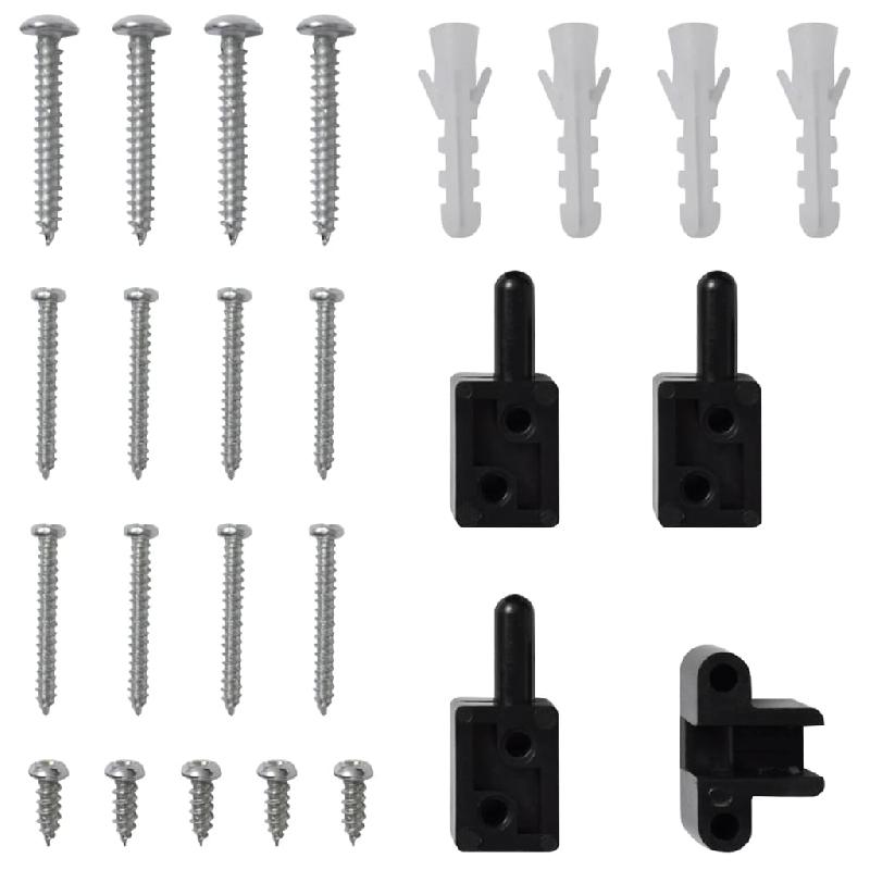 Vidaxl moustiquaire à charnière pour portes marron 120x240 cm 141566_6