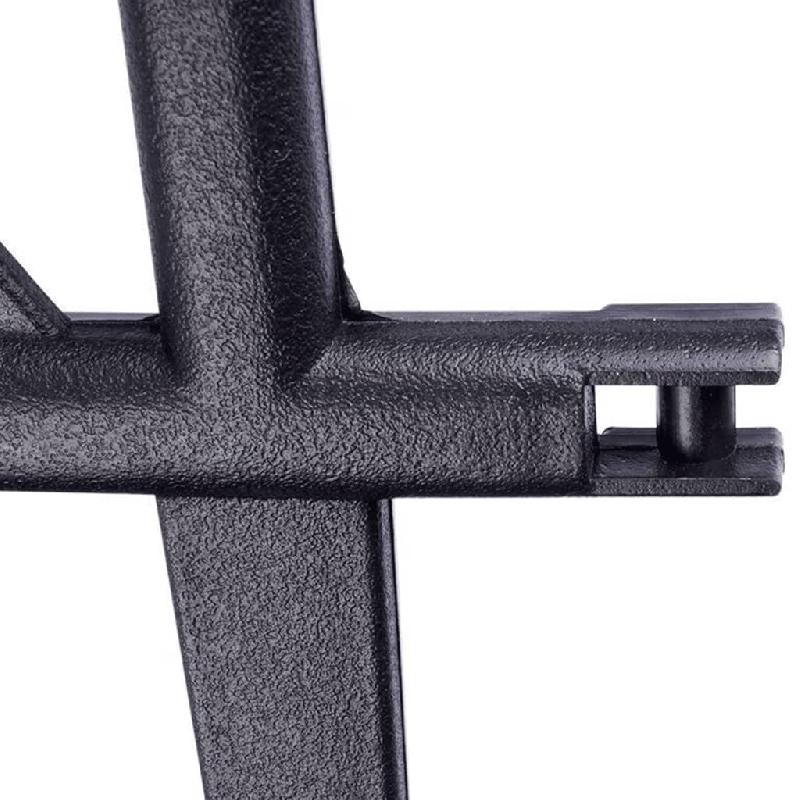 Progarden clôture de jardin décorative 5 pcs pp noir 48x34 cm 447579_6