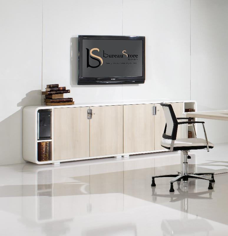 Armoire basse série Open - Mobel Linea - Blanc_6