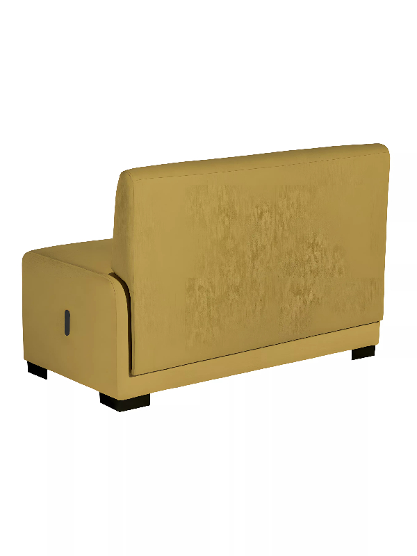 Canapé 2 places jaune safran_6