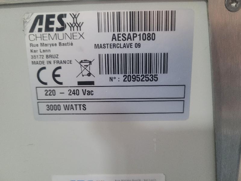 Autoclave / stérilisateur Masterclave 09 AES Biomerieux_6