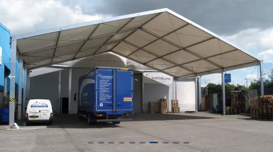 Bâtiment Logistique Industriel - Plateforme de Gestion des Marchandises - HTS TENTIQ GMBH - Entrepôt modulaire de stockage et distribution_6