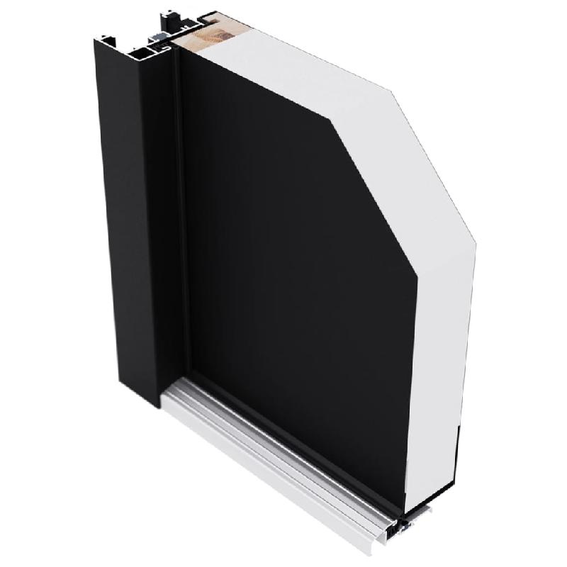 Vidaxl porte d'entrée blanc 100x200 cm aluminium 3190545_6