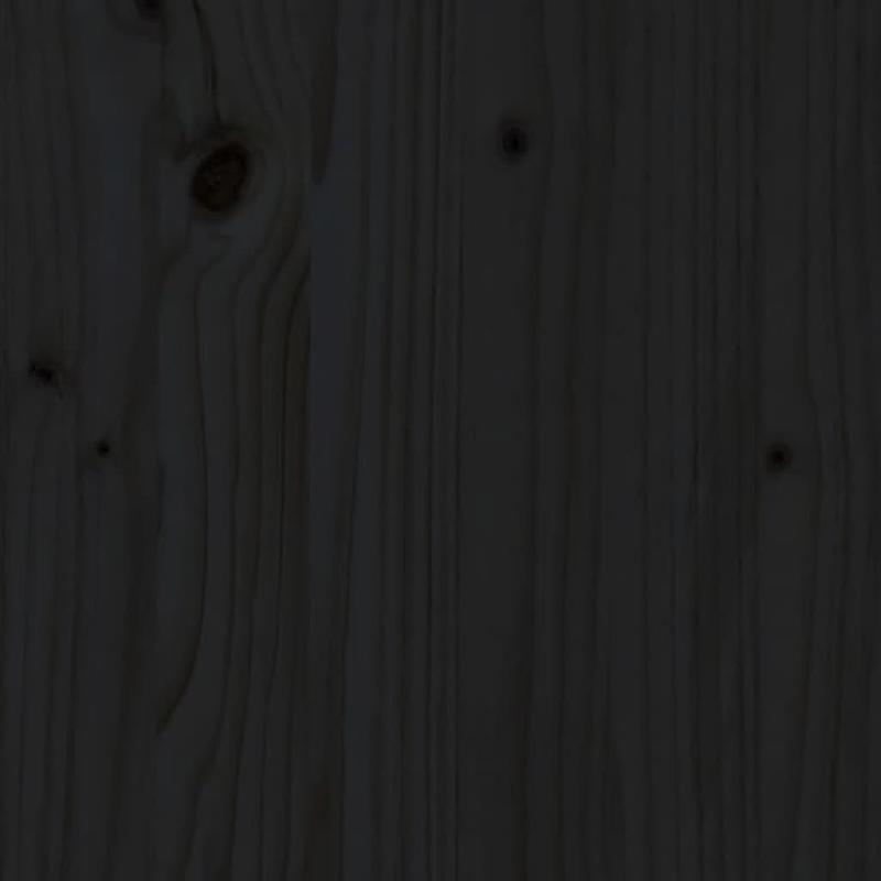 Vidaxl porte-pneus noir 120x40x180 cm bois de pin massif 825004_6