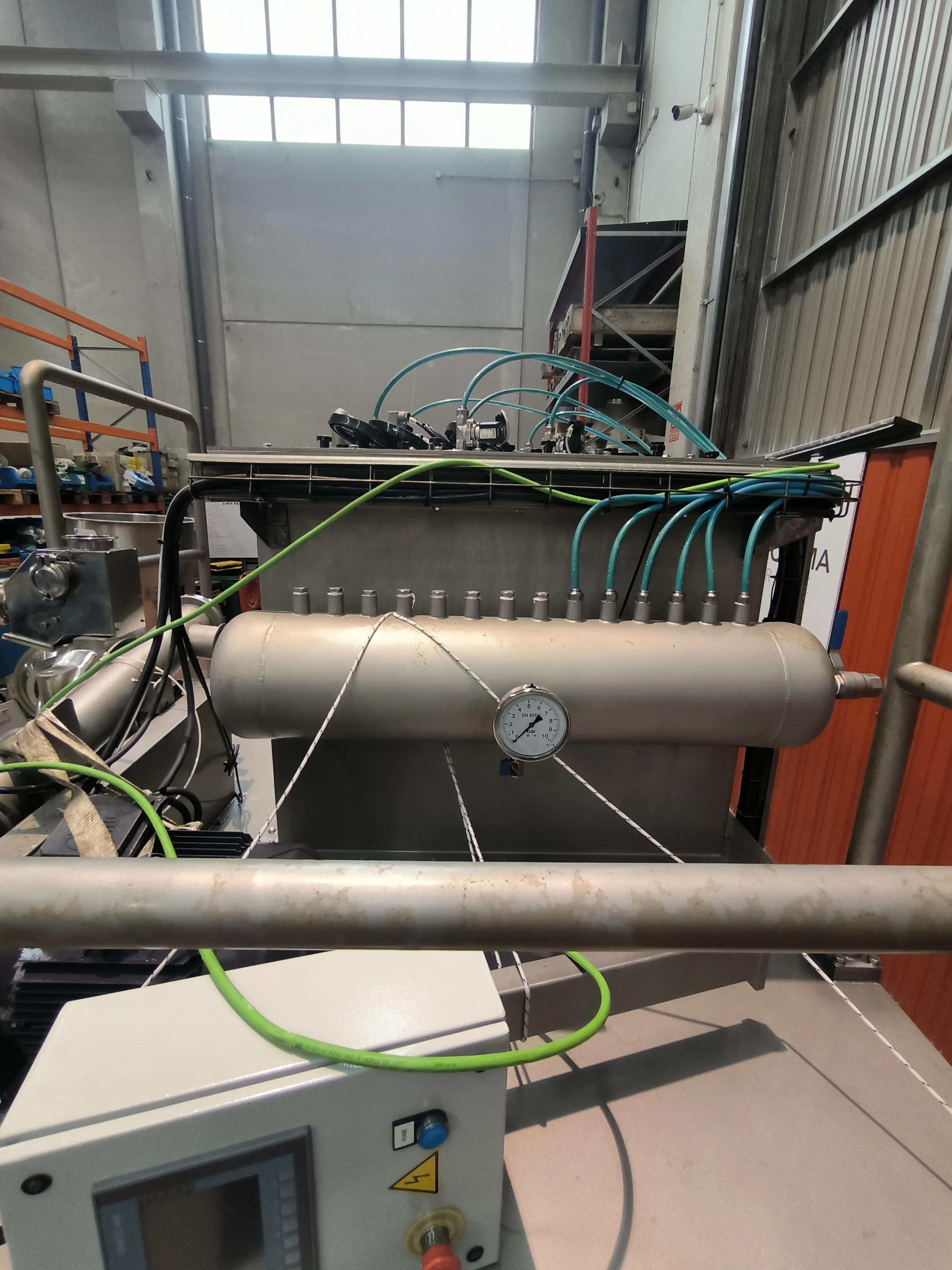 Moulin à broches attp k-160 inox skid 316 + filtre à manchon + trémie d'occasion - C8380_6