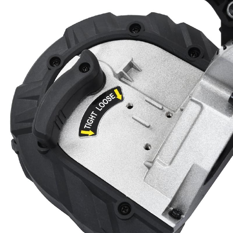 Vidaxl scie à ruban avec mallette portable acier 143386_6