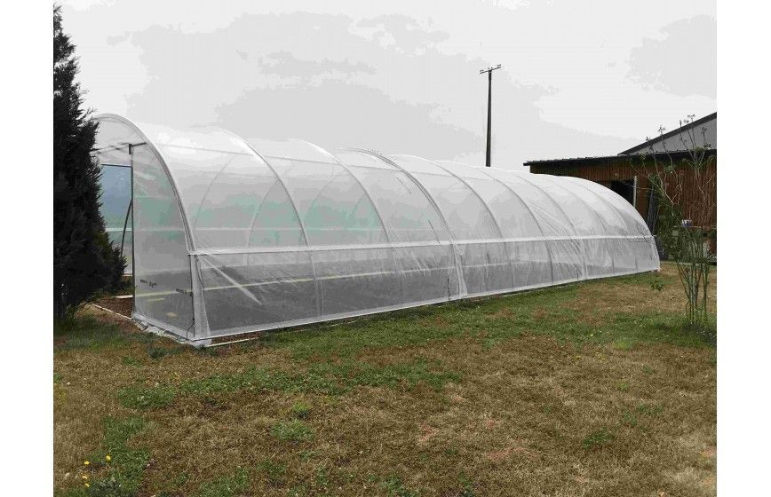 Serre tunnel professionnelle pour tous les budgets espaces verts ayant de surface de 58,50 m2 et jusqu'à 250 m2 - NORMANDIE_7