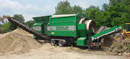 Cribleur trommel Zemmler MS 5200 - pour grandes constructions et chantiers - double trommel, tamis de 47 m²_6