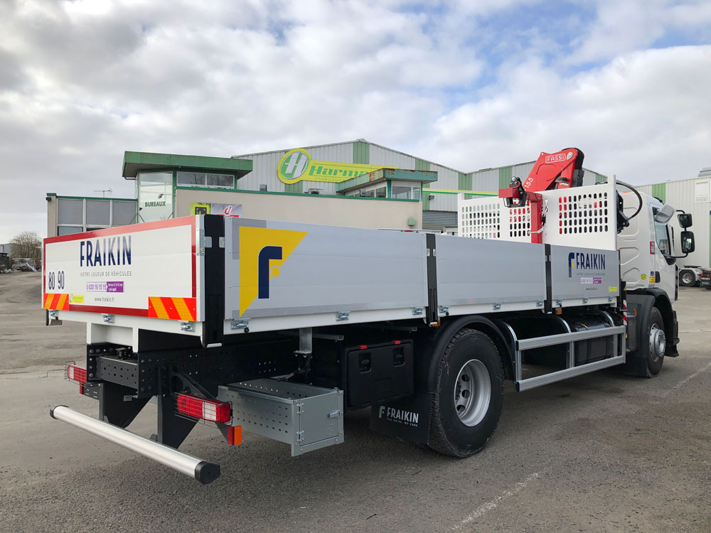 Plateau-ridelles avec options de hayon rabattable