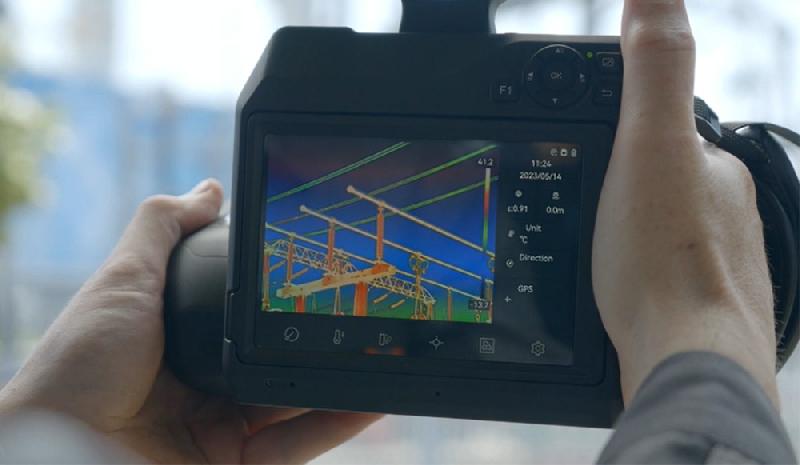 SP40 | Caméra thermique HIKMICRO - 480 x 360 px, -20°C à +650°C, écran tactile 5'' inclinable à 90°, 25 Hz, FOV selon lentille_6