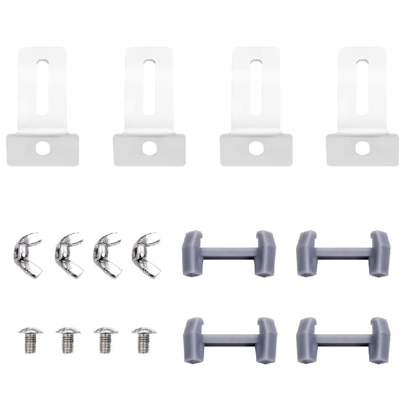 Vidaxl drain de douche avec couvercle 2 en 1 28x28 cm acier inoxydable 145996_6