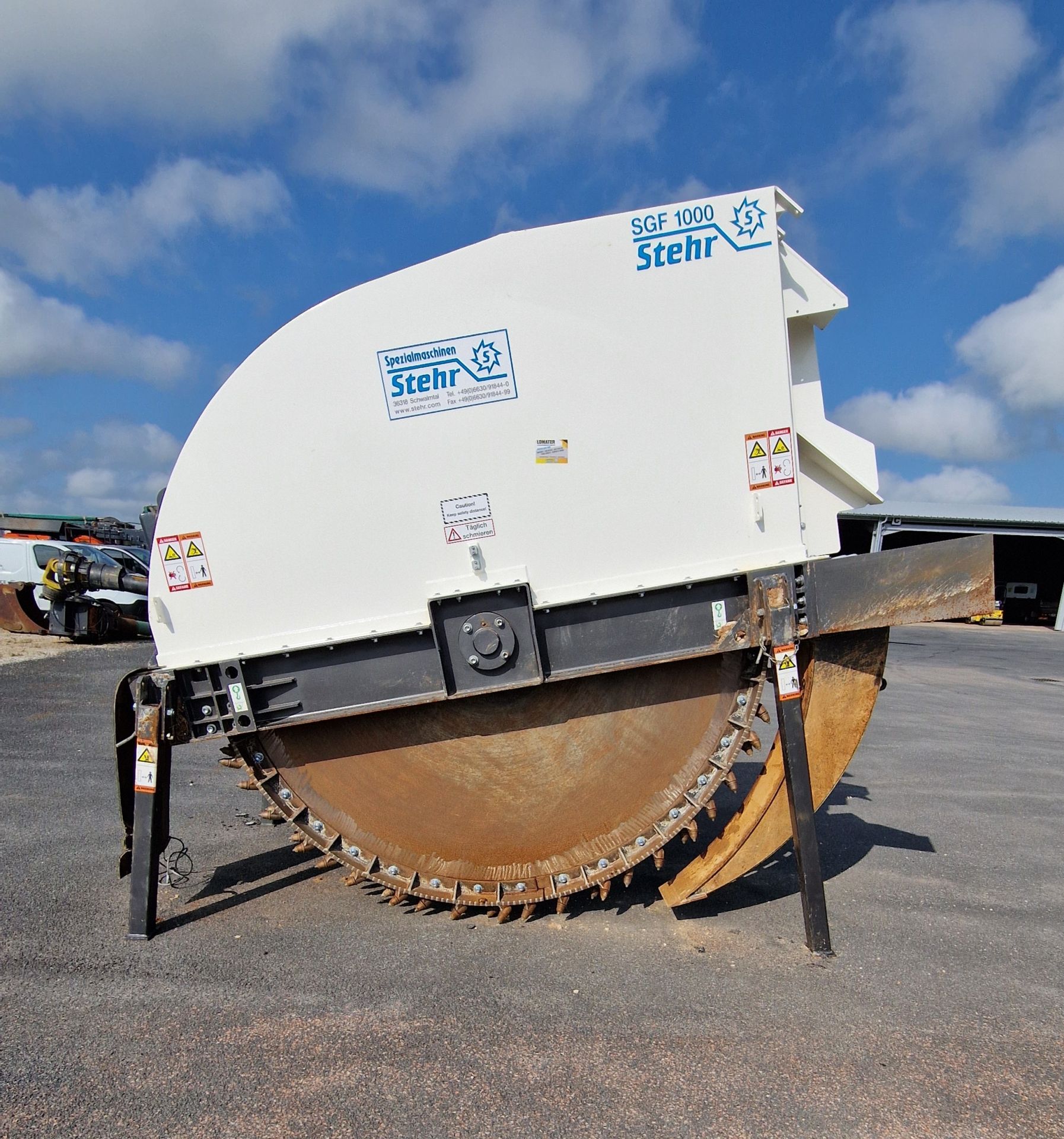 Trancheuse polyvalente pour la réalisation des tranchées entre 15 et 25 cm et jusqu'à 100 cm de profondeur - SGF 1000 STEHR_6