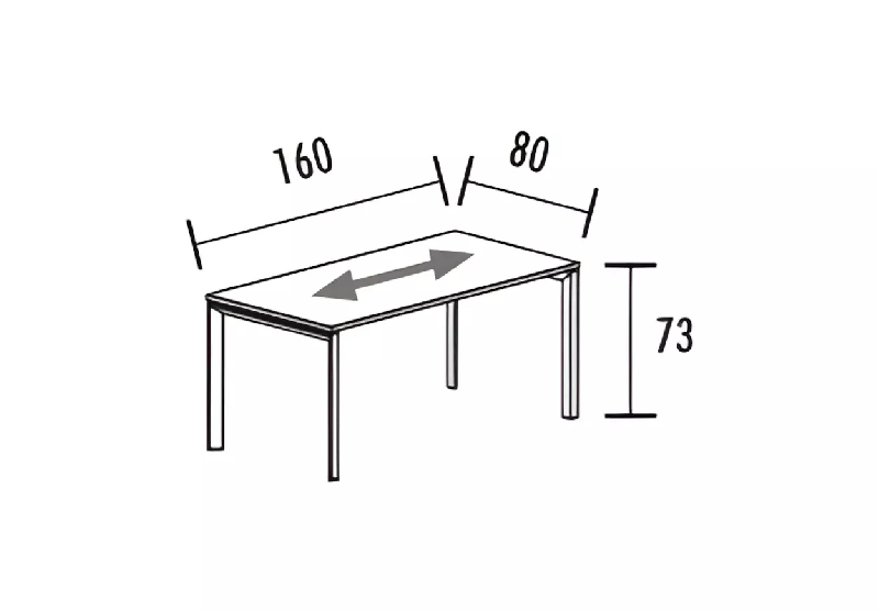 Bureau individuel avec retour piètement ouvert So Sierro_6