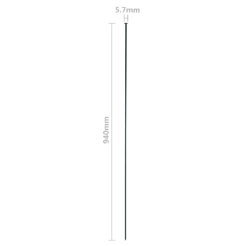 Vidaxl ensemble de clôture de jardin voûtée plus basse 77,5x64 cm vert 146104_6