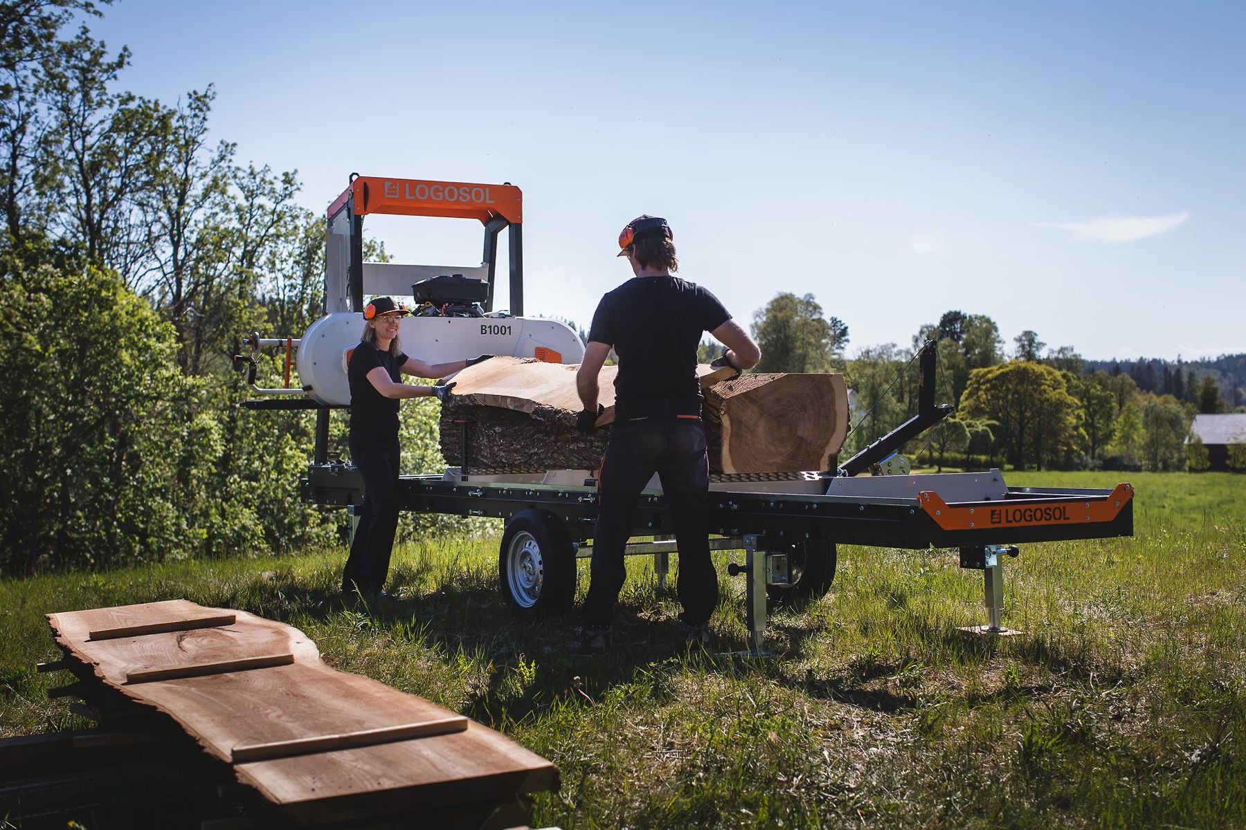 Scieries à ruban B1001 CutSet (Manuelle) thermique ou éléctrique - LOGOSOL_6