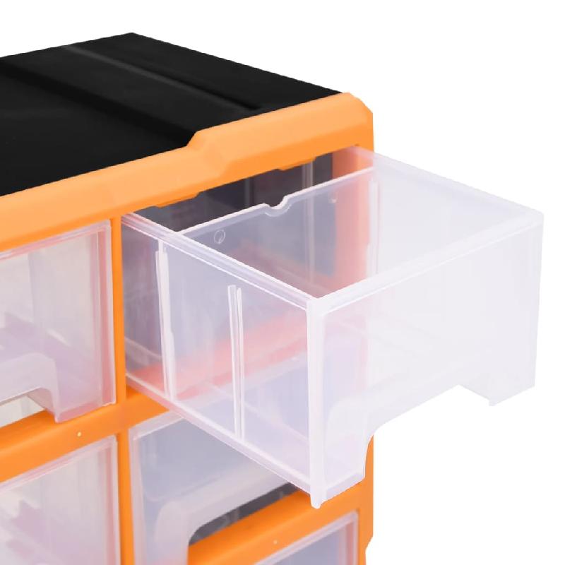 Vidaxl organisateur multi-tiroirs avec 16 tiroirs centraux 52x16x37 cm 149601_6