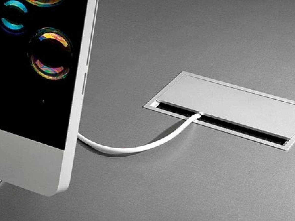 Banque d'accueil linéaire et contemporaine - YO - Design moderne, modulaire et personnalisable_6