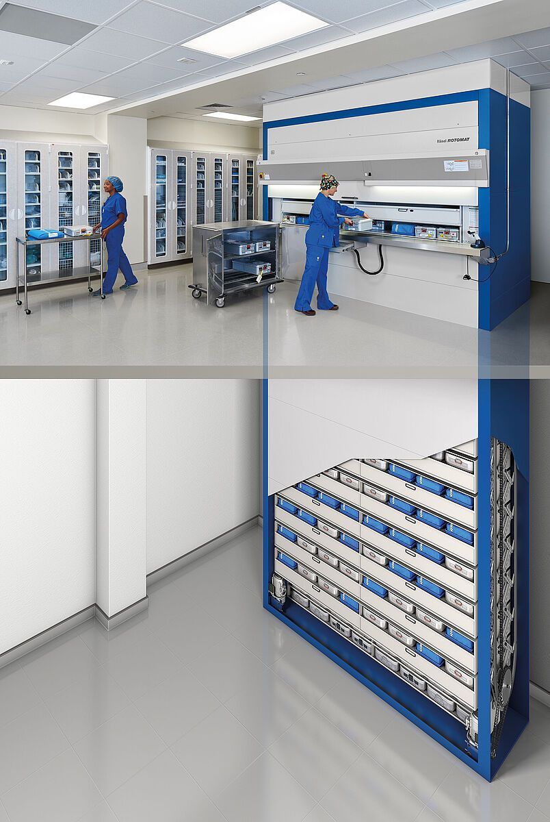 Système de stockage Hänel Rotomat® sécurisé et performant