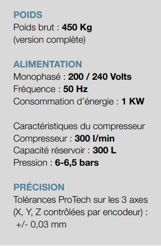 Machine ProTech Plus avec archives de modèles de gravures intégrées