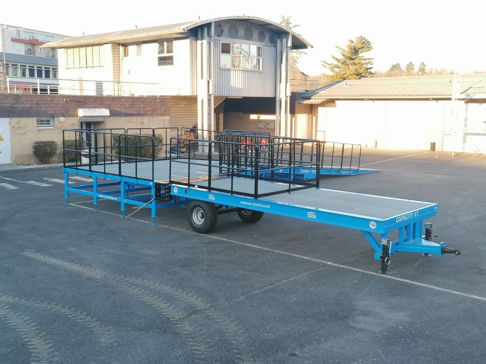 Rampe fixe avec hauteur de quai ajustable - Capacité 6 à 30T - Plateforme AZ Ramp sur-mesure et conforme aux normes CE_6