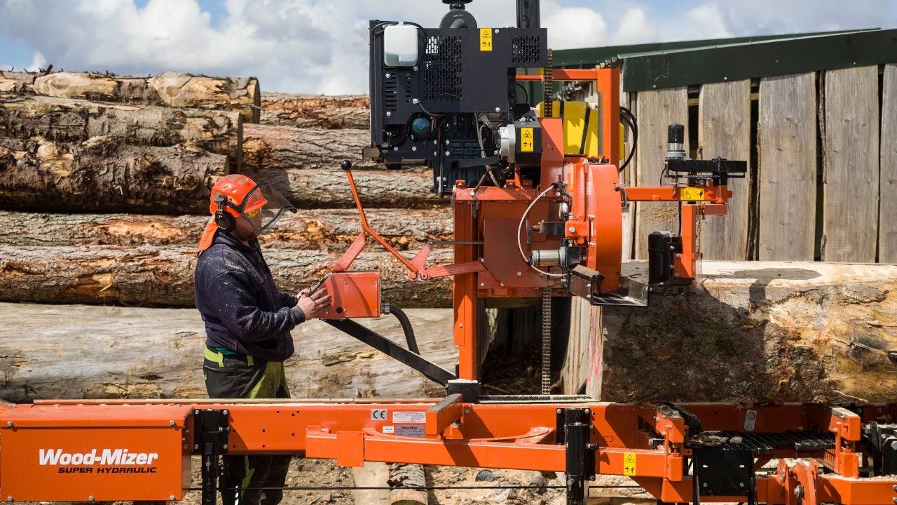 Outil de sciage LT40 pour bois jusqu'à 63 cm de largeur équarrie