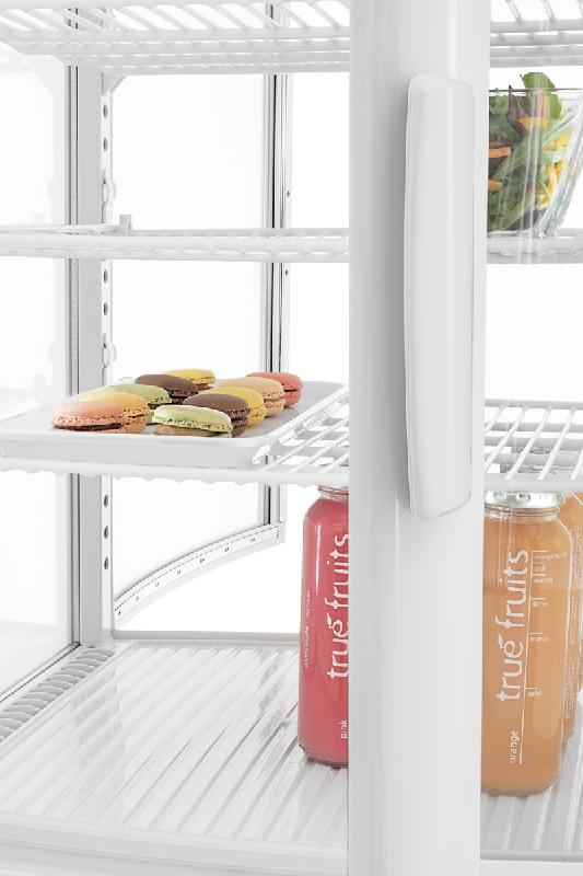 Mini vitrine réfrigérée 75L2T blanc 700287 Bartscher_6
