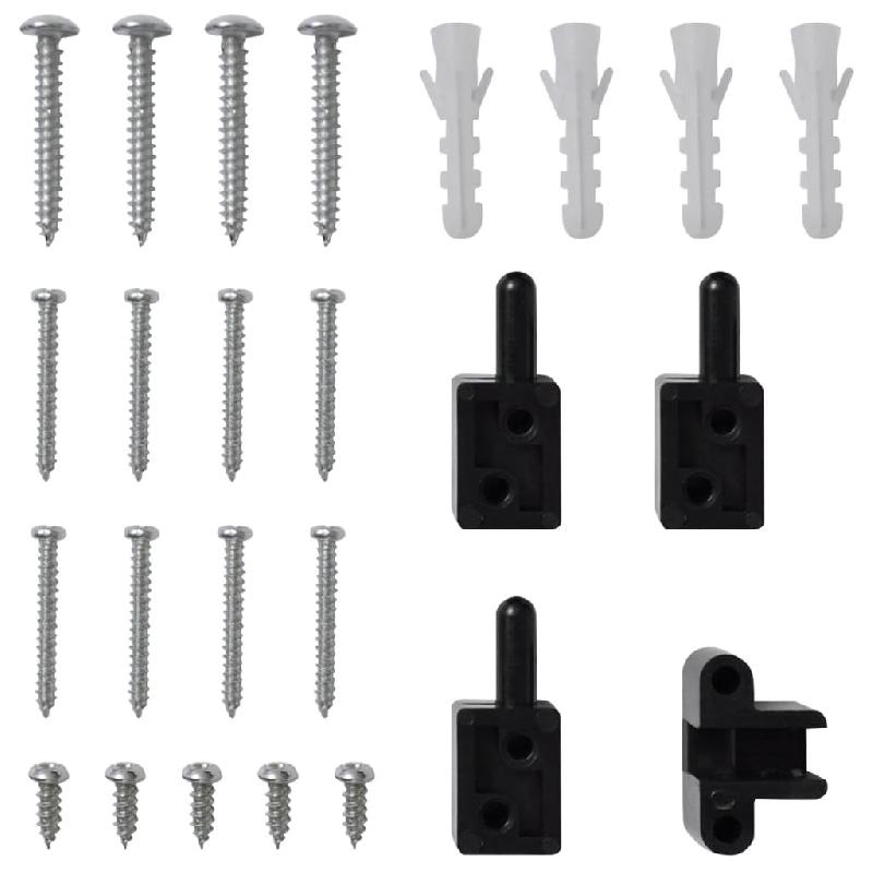 Vidaxl moustiquaire à charnière pour portes marron 100x215 cm 141564_6