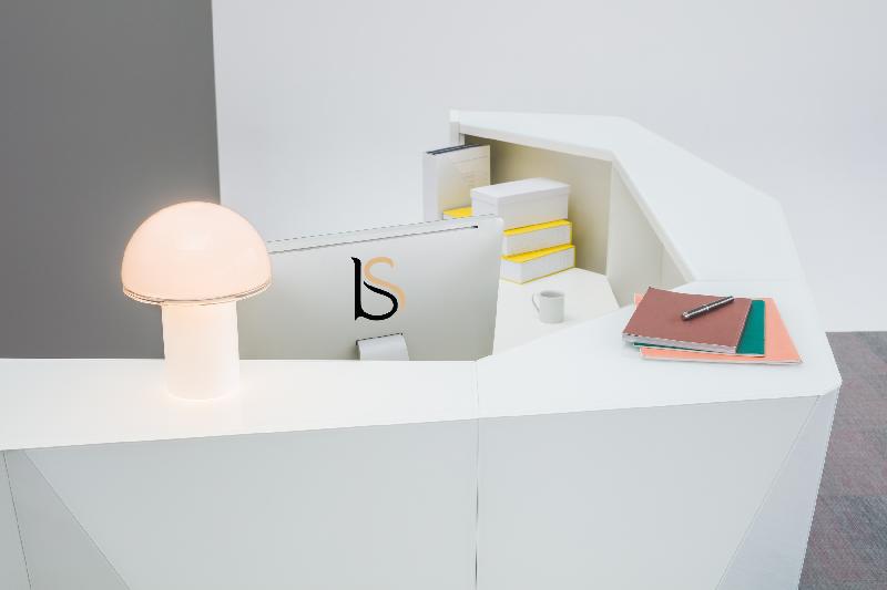 Banque d'accueil lumineuse Alpa - MDD - Blanc brillant_6