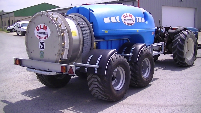 Atomiseur à vidange automatique - Cuve en polyéthylène de 1000 à 3000 litres - TGI - CLM_6