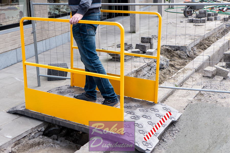 Passerelle de tranchée modulable pour le passage des piétons, voitures et véhicules légers - bridge mat_6