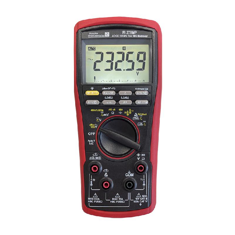 FI278MP | Multimètre numérique portable industriel TRMS AC+DC - 60 000 pts - 1 000 V CAT III / 600V CAT IV_6