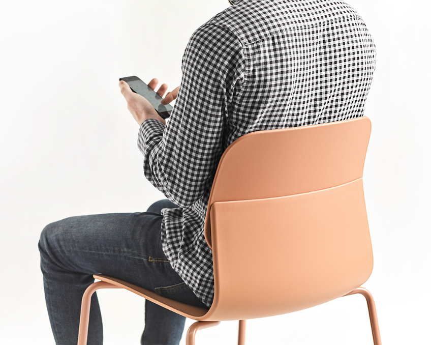 Chaise empilable klik, originale et élégante_6