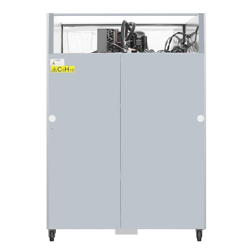 Armoire réfrigérée positive - 2 portes vitrées - GN 2/1 - 770 L | Polar - CW198_6