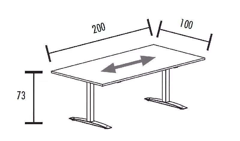 Table de réunion jusqu'à 12 personnes So Albox_6