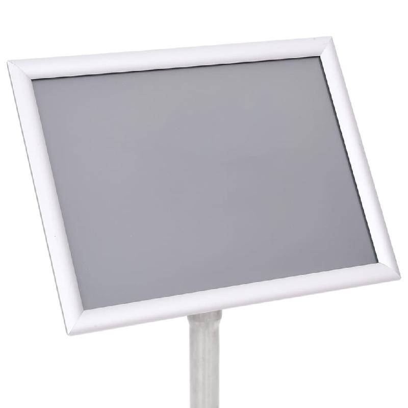 Vidaxl support d'affiche a4 sur pied argenté alliage d'aluminium 51209_6