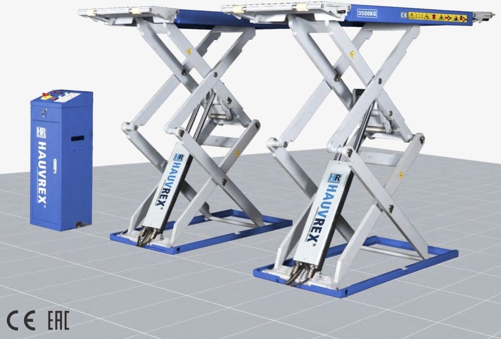 Pont à ciseaux double 3.5 tonnes - 220V - CE - Hauvrex HXL6435YM_6