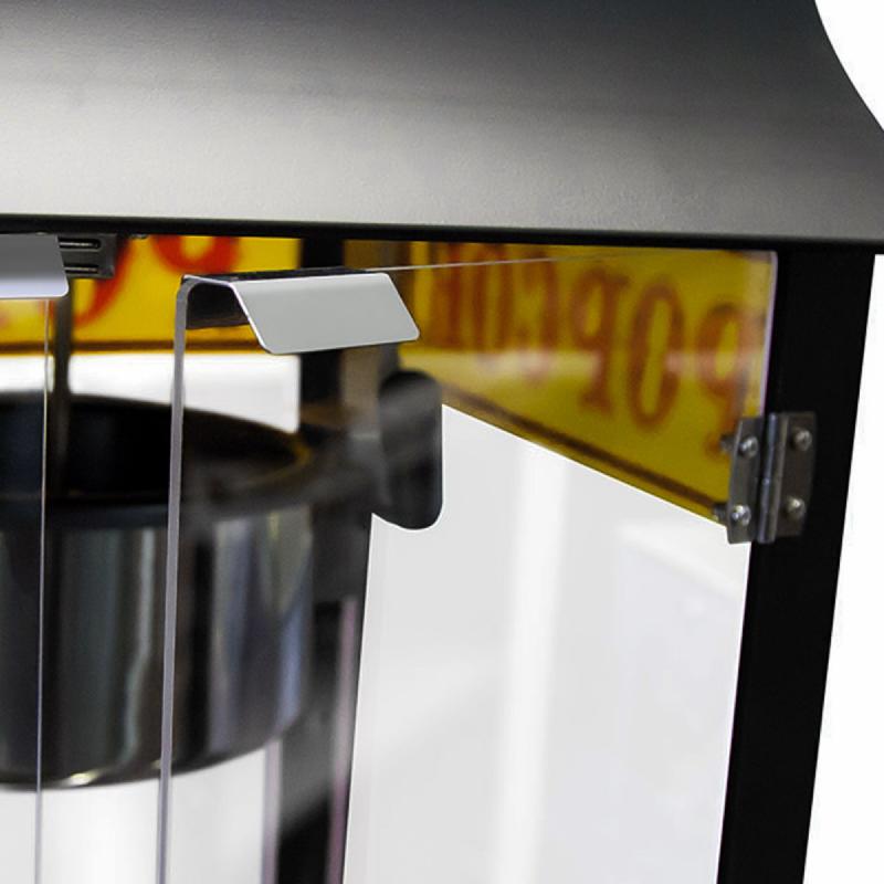 Machine à pop-corn professionnelle 5 kg/h avec chariot - Noir_6