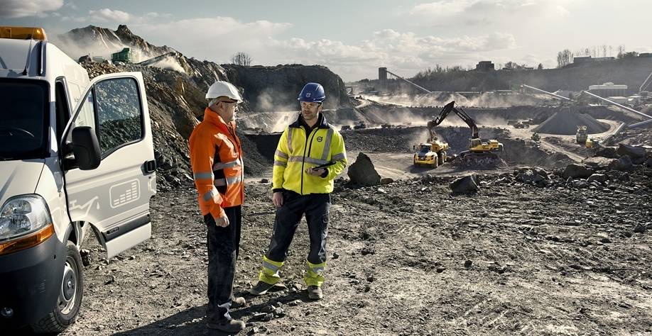 Pelle hydraulique EC60E Volvo avec entretien simplifié