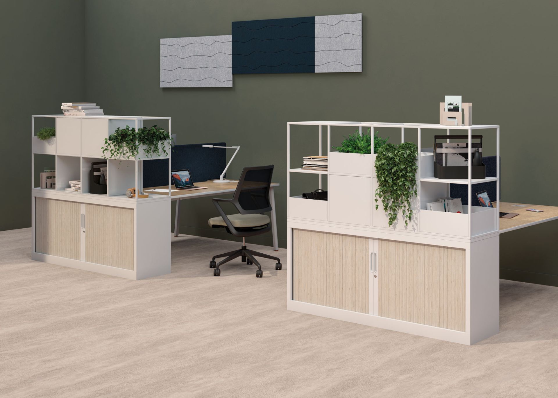 Armoire  à rideaux de structure haute  ou  basse : une solution clé en main pour l'archivage des documents professionnels_6