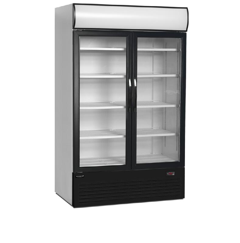 Vitrine réfrigérée FSC - 2 ou 3 portes avec caisson lumineux - Finition au choix - Référence FSC1200H_6