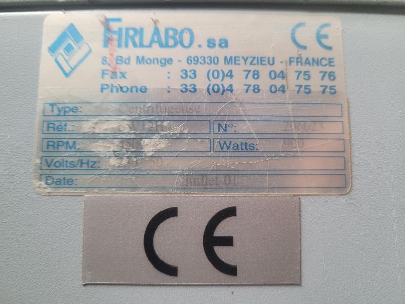Centrifugeuse de laboratoire FIRLABO SW12 SW12H_6