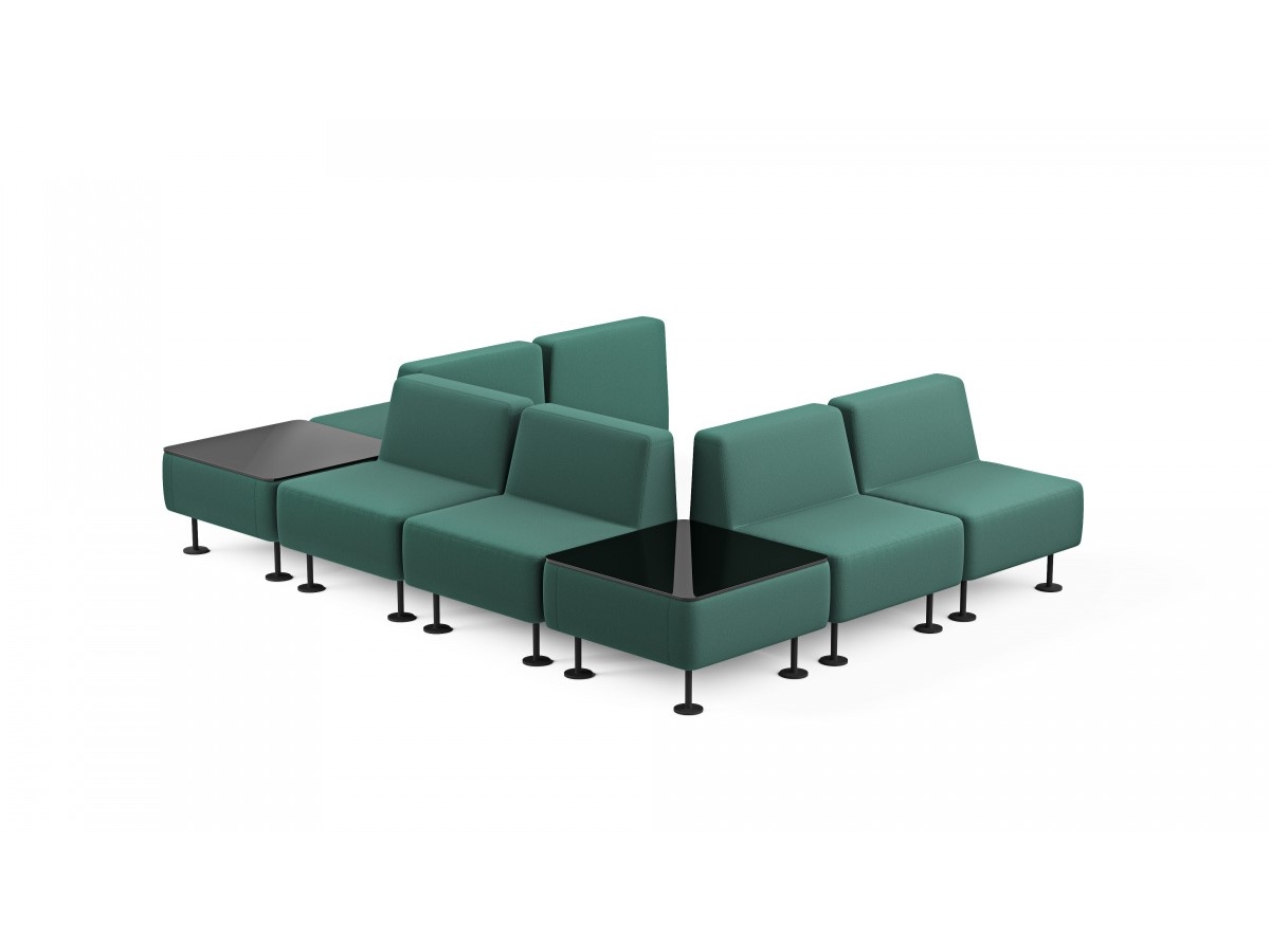 Siège modulaire moderne aux lignes géométriques simples - WALL IN - Configurations flexibles et finition personnalisable_6