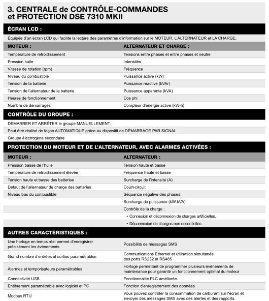 AT-1260 50 Hz triphasé - Groupe électrogène en container Inmesol 1230 kVA - Moteur MTU, alternateur STAMFORD_6
