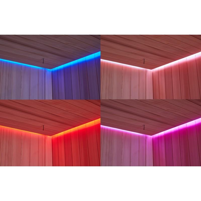 COMBI SAUNA HAMMAM BOREAL® SUBLIMATION ROUGE - 8 PLACES - 340*175*210_6