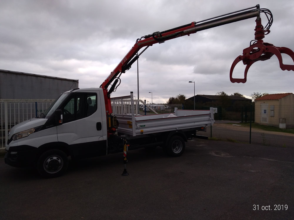 Grue sur remorque - portée de 1 à 12 t/m pour porteur, tracteur et remorque - HPC - Fassi_6