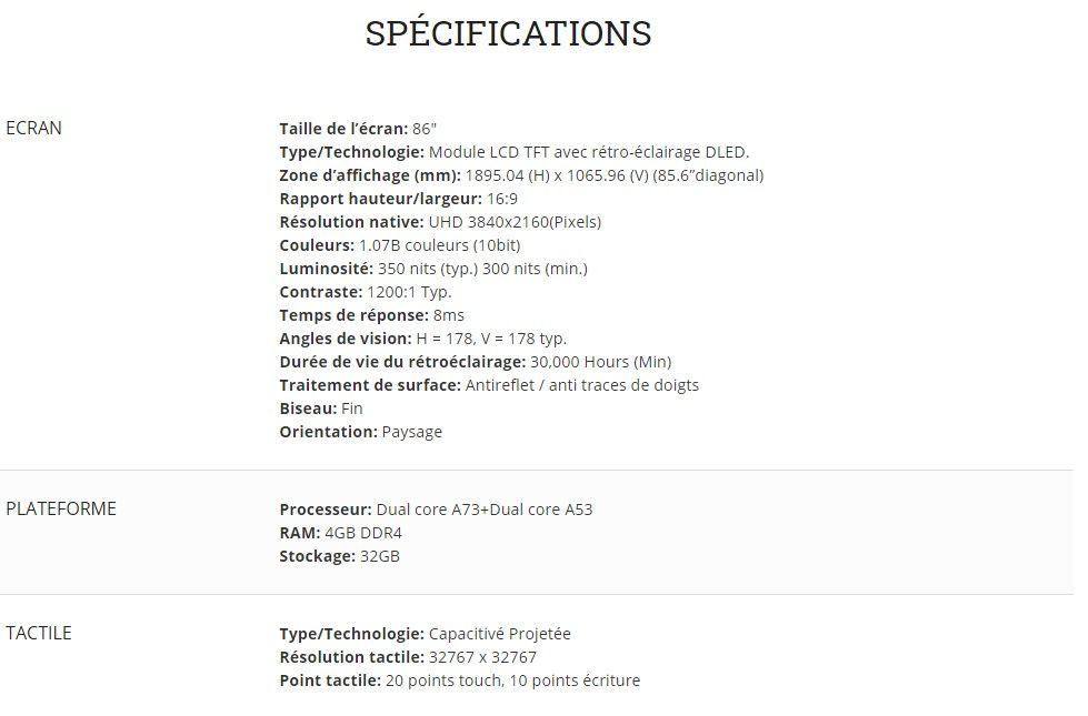 IFP8670 - Écrans tactiles interactifs ViewBoard® 86'' 4K - Technologie PCAP - Résolution tactile 32767x32767 - ViewSonic Europe Ltd._6