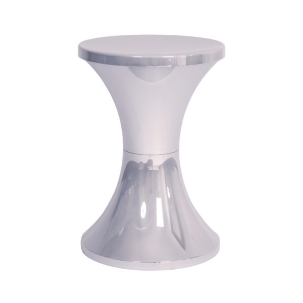 TamTam Chrome - tabouret en résine chromé - Stamp_6