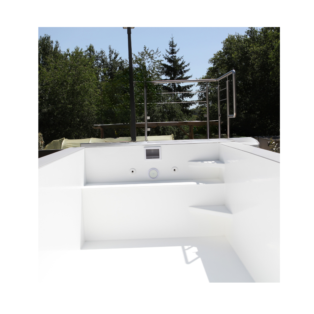 Piscine Détente hors sol  de 7 m² - 4,95m x 2,45m - PISCINES ET BASSINS_6