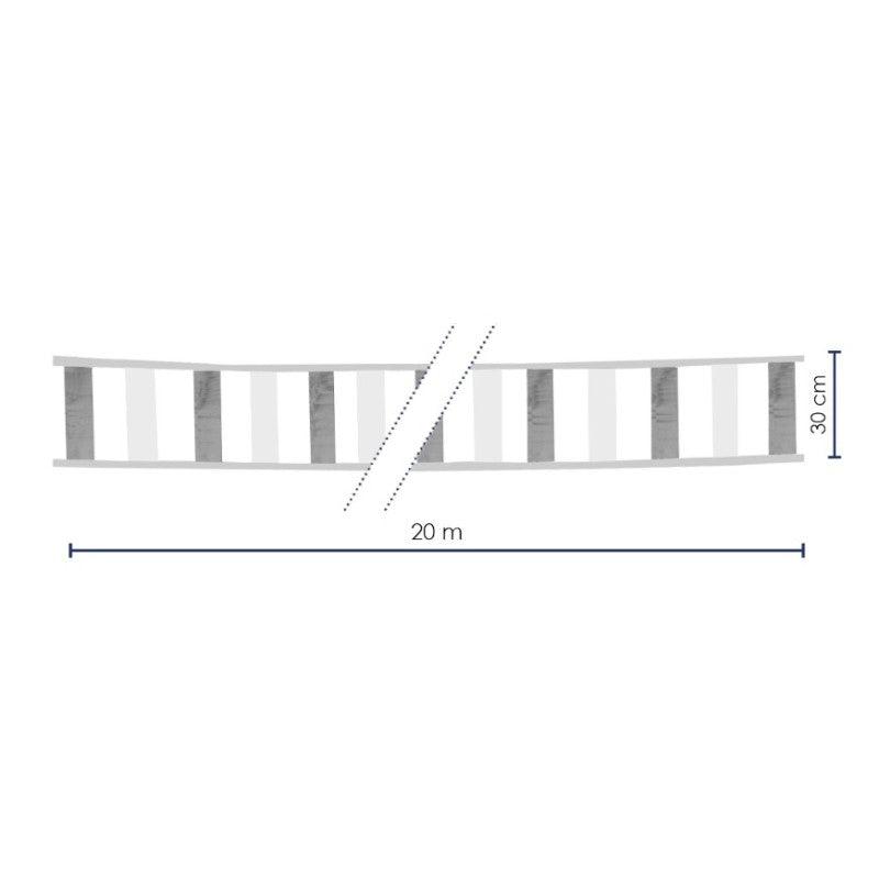 Bandeau de signalisation en tissu - Orange_6